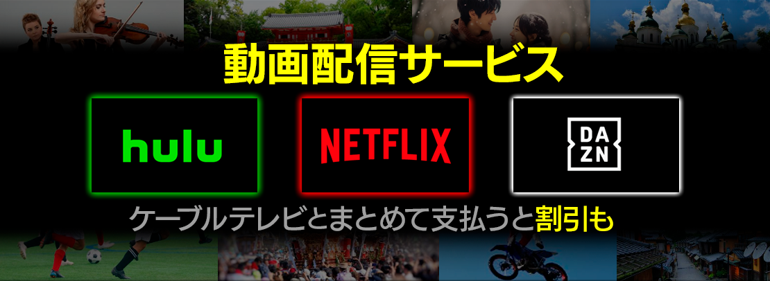 見たい作品が見つかる！動画配信サービス